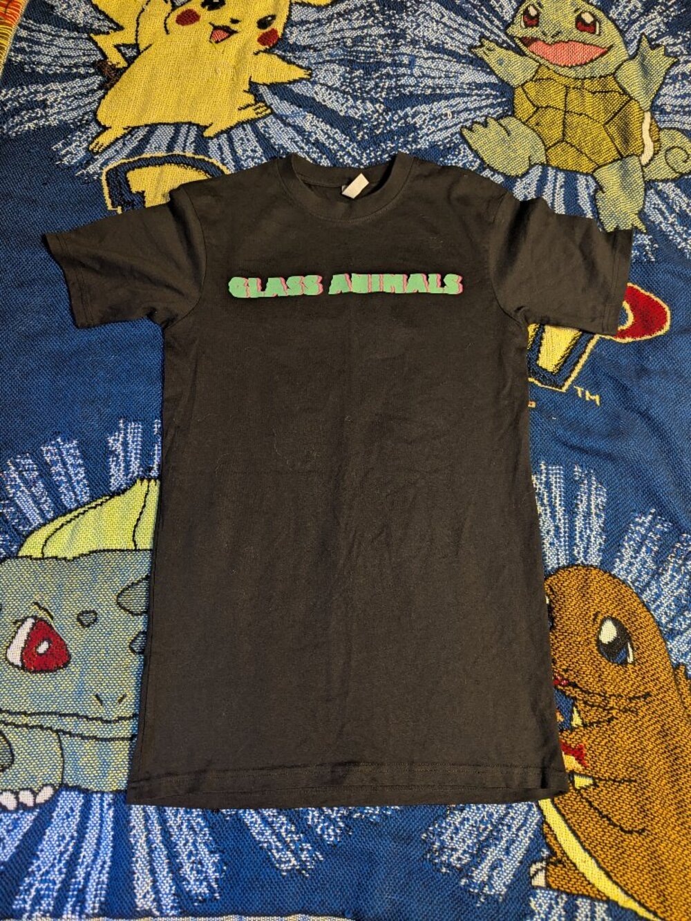Glass Animals Super O's Black T-Shirt.  In great condition, size small.